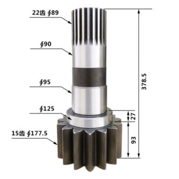 GEARS SERIES | SWING SHAFT PC200-5