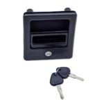 Exterior cabin door lock handle
